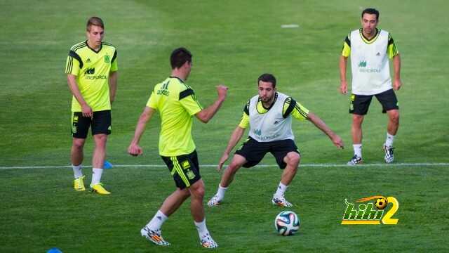 صور: شاهد تدريبات المنتخب الأسبانى استعدادا لملاقاة بوليفيا وديا الجمعة القادم