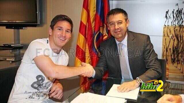 عاجل : ميسي يوقع رسميا على عقده الجديد مع برشلونة