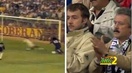 فيديو : وهنا صفق البيرنابيو لمارادونا ورونالدينهو نجما برشلونة السابقين ..!