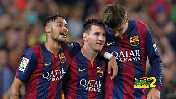 برشلونة يصل للهدف رقم 100 في 2014