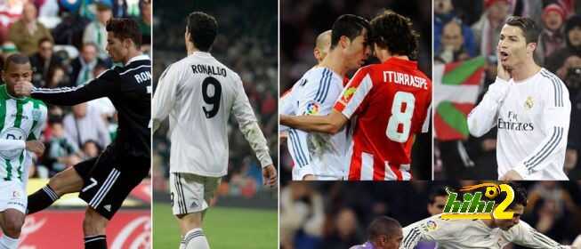 فيديو وصور : حالات طرد كريستيانو الخمسة مع ريال مدريد !