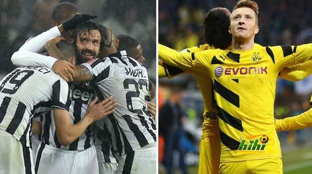 يوفنتوس يتفوق على دورتموند قبل موقعة الليلة …!