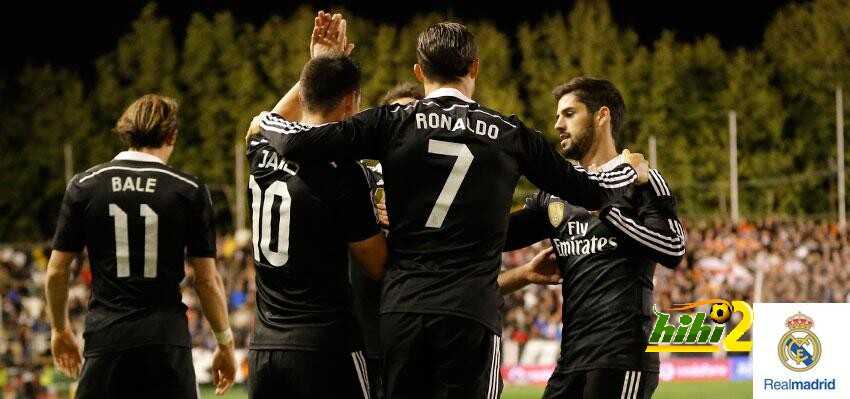 فيديو : ريال مدريد يتغلب على رايو بهدفي كريستيانو وخاميس