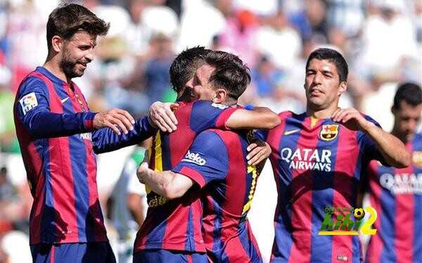 صورة : كأس الليجا في غرفة ملابس برشلونة في الكامب نو