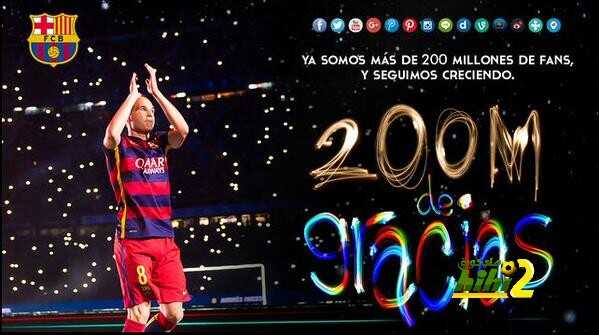 برشلونة يحتفل بوصوله لـ200 مليون متابع عبر الشبكات الاجتماعية ..!