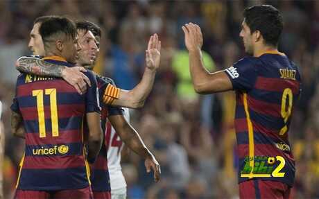 صورة : ثلاثي هجوم برشلونة الـ MSN يجتمعون بعد نهاية مباراة ايبار