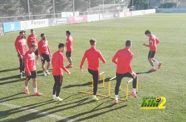 صور : اتليتكو مدريد يستعد لمواجهة ديبورتيو