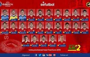 ديل بوسكي يضم 25 لاعبًا فى قائمة إسبانيا لليورو