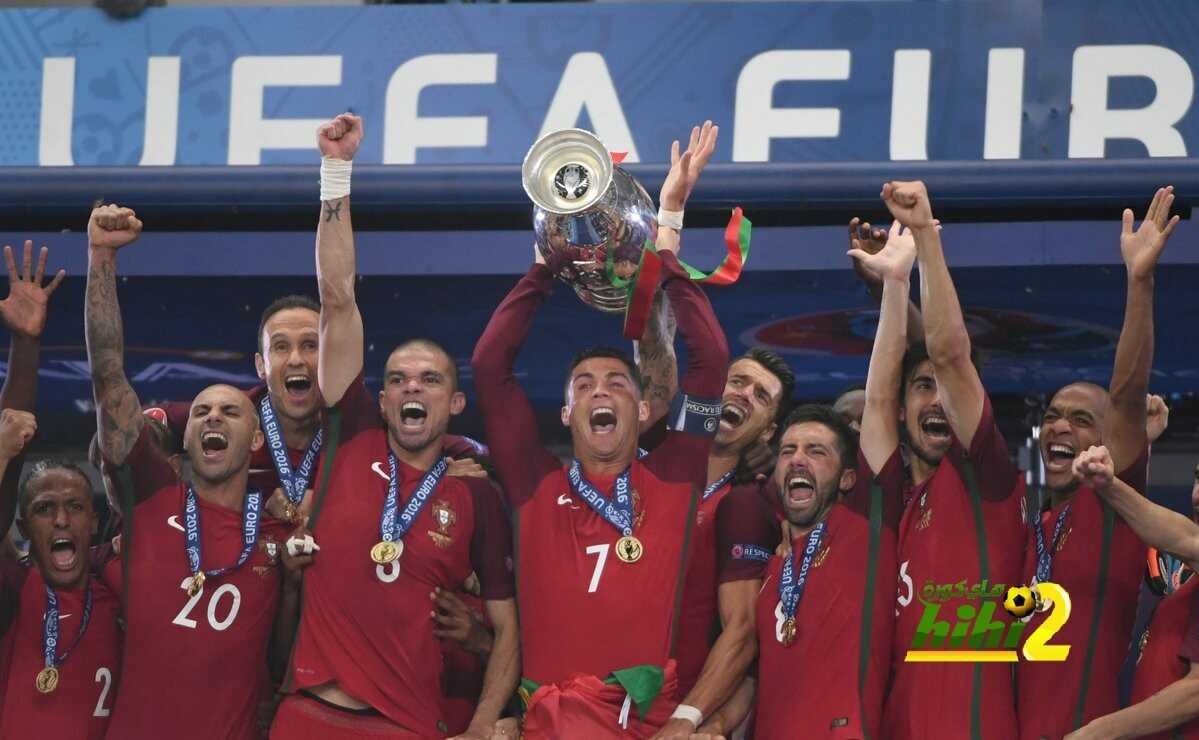 صورة : منتخب البرتغال في طريقه لمعقله رفقة كأس الأمم الآوروبية