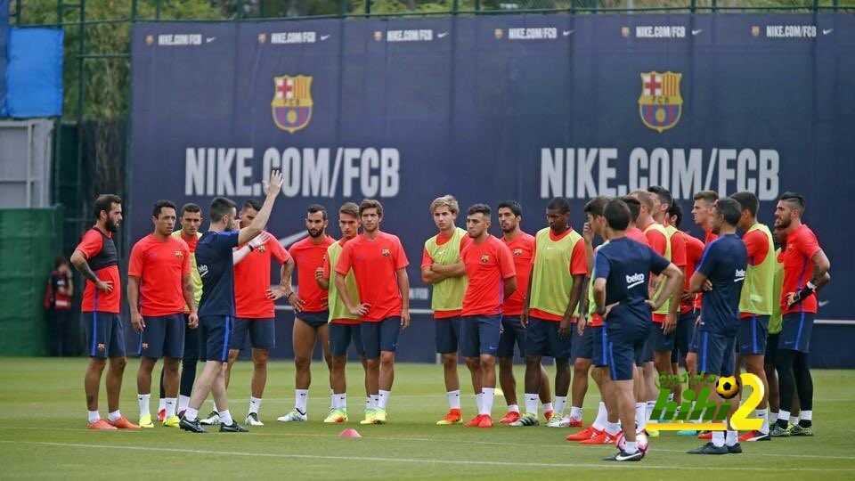 صور من تدريبات برشلونة استعدادا للموسم المقبل