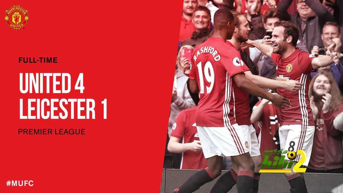 فيديو : مانشستر يونايتد يقسو على ليستر سيتي ويفوز عليه برباعية !