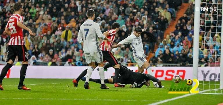 موراتا يسجل الهدف الثاني لريال مدريد