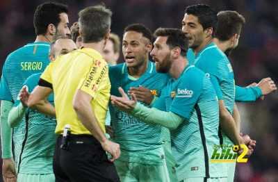 برشلونة يتلقى الهزيمة الأولى من بيلباو منذ 33 عاماً في الكأس