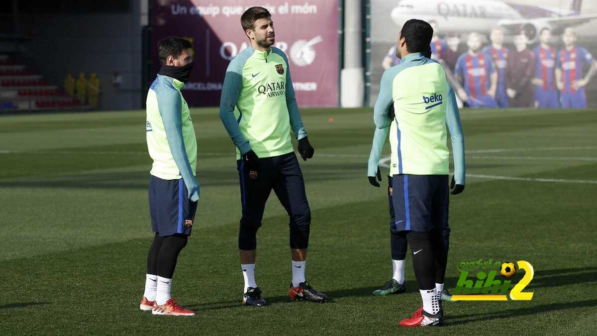 صور من استعدادات برشلونة لمواجهة بلباو