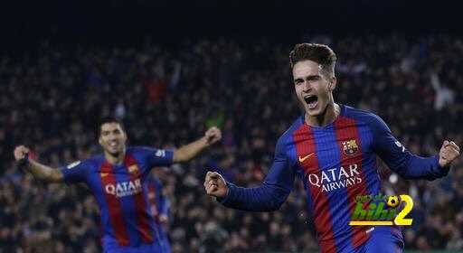 فيديو : برشلونة ينهي الشوط الأول متقدما بهدف دينيس