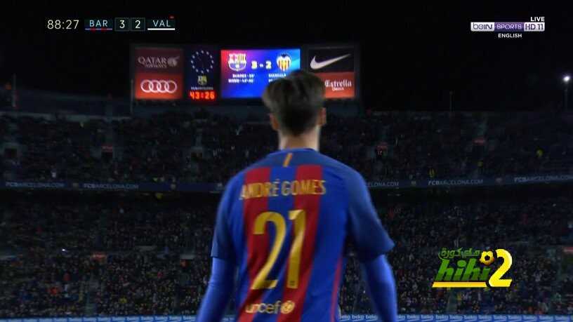 جوميز يربع النتيجة لبرشلونة