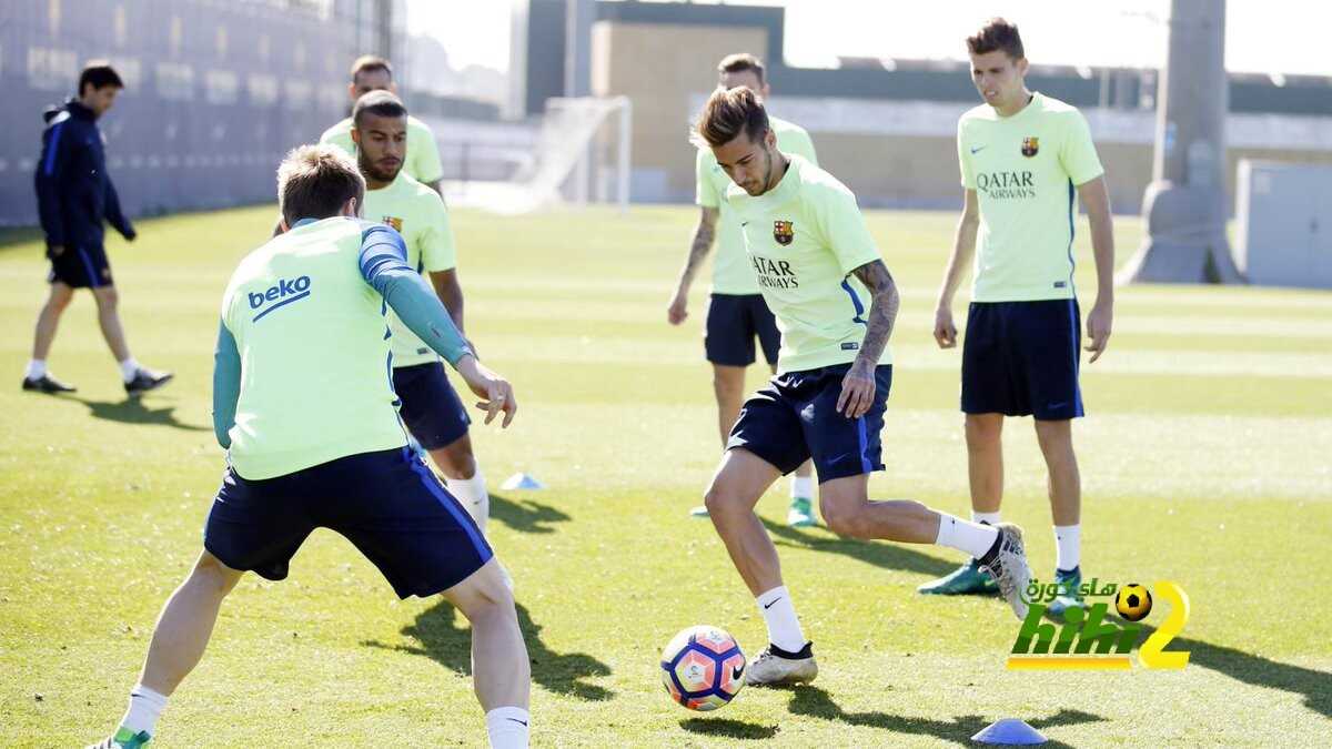 صورة من استعدادات برشلونة لمواجهة غرناطة