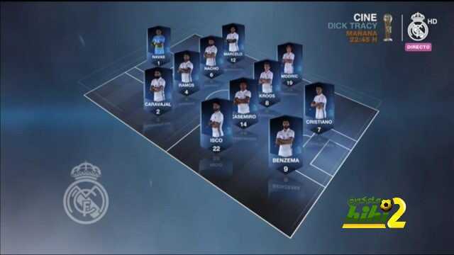 التشكيلة الرسمية لريال مدريد أمام بايرن ميونيخ
