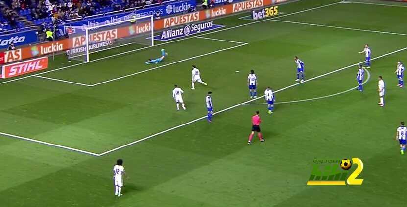 كاسميرو يسجل الهدف السادس لريال مدريد