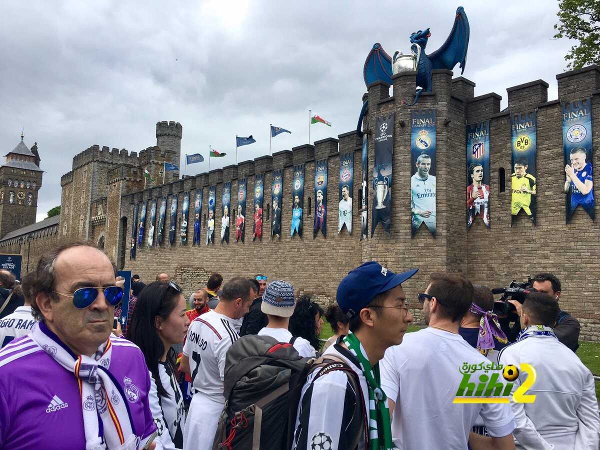 صور : جماهير الريال واليوفي وهم في طريقهم إلى الملعب