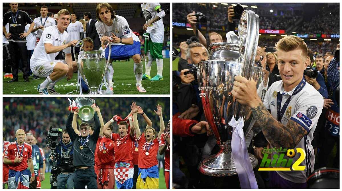 صورة : المنتخب الألماني يهنيء كروس على تتويجه بدوري الأبطال