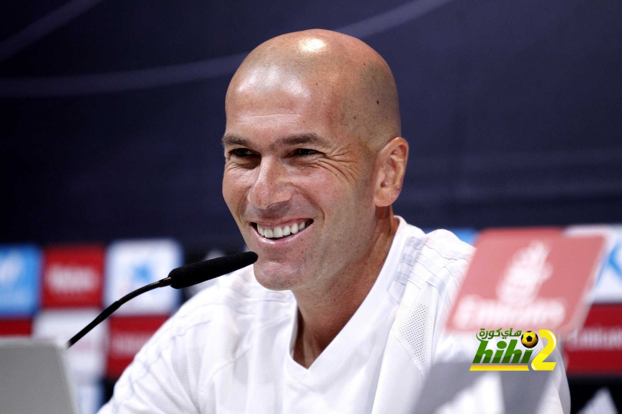 زيدان غير قلق على ريال مدريد من فترة التوقف