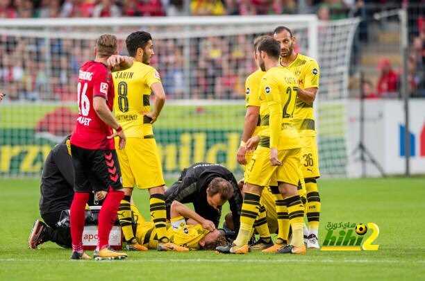 رسميا : دورتموند يعلن مدة غياب شميلزر