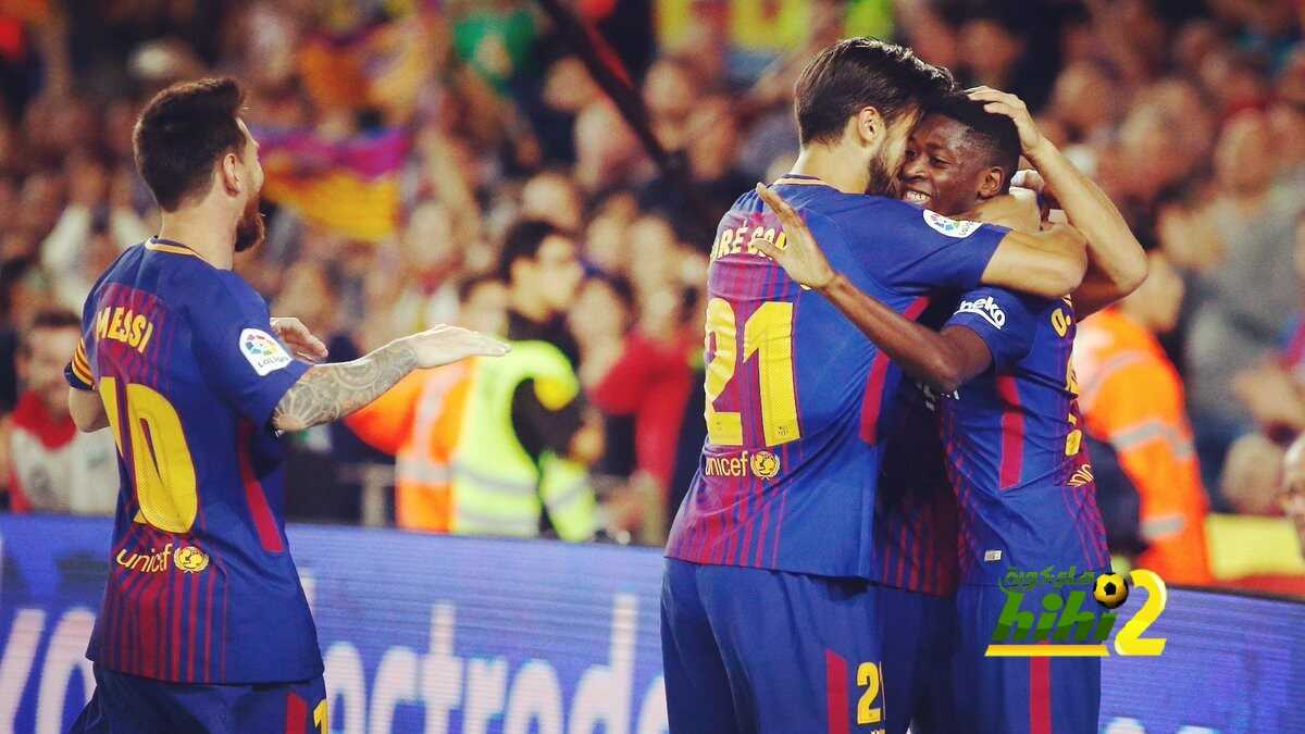 جوميز يهنئ ديمبلي على ظهوره الأول مع برشلونة