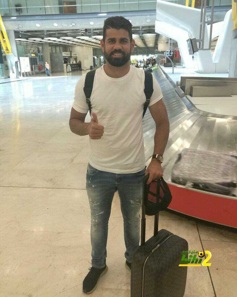 🔴 صورة: كوستا يصل إلى مدريد .. من أجل الكشف الطبي