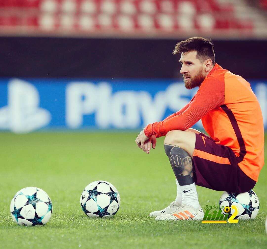 ميسي تدرب دون مشاكل مع برشلونة