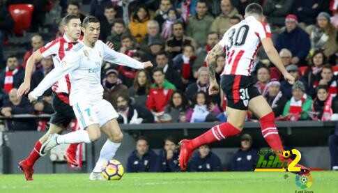 ريال مدريد ينهي الشوط الأول متعادلا