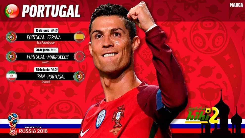 🔴 مواعيد مباريات منتخب البرتغال بكاس العالم بروسيا 2018