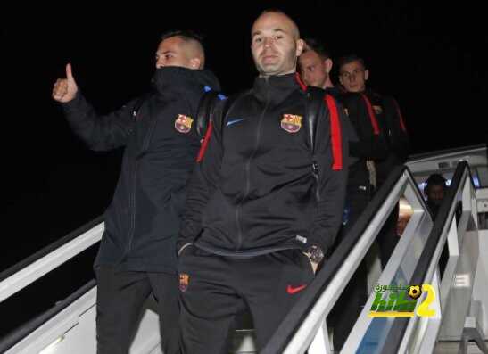 🔴بعثة فريق برشلونة فى مدريد من اجل لقاء الكلاسيكو غدا