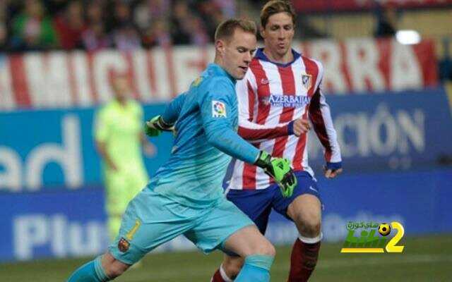 تير شتيجن : يختار اصعب مهاجم واجه في مباريات اتلتيكو مدريد