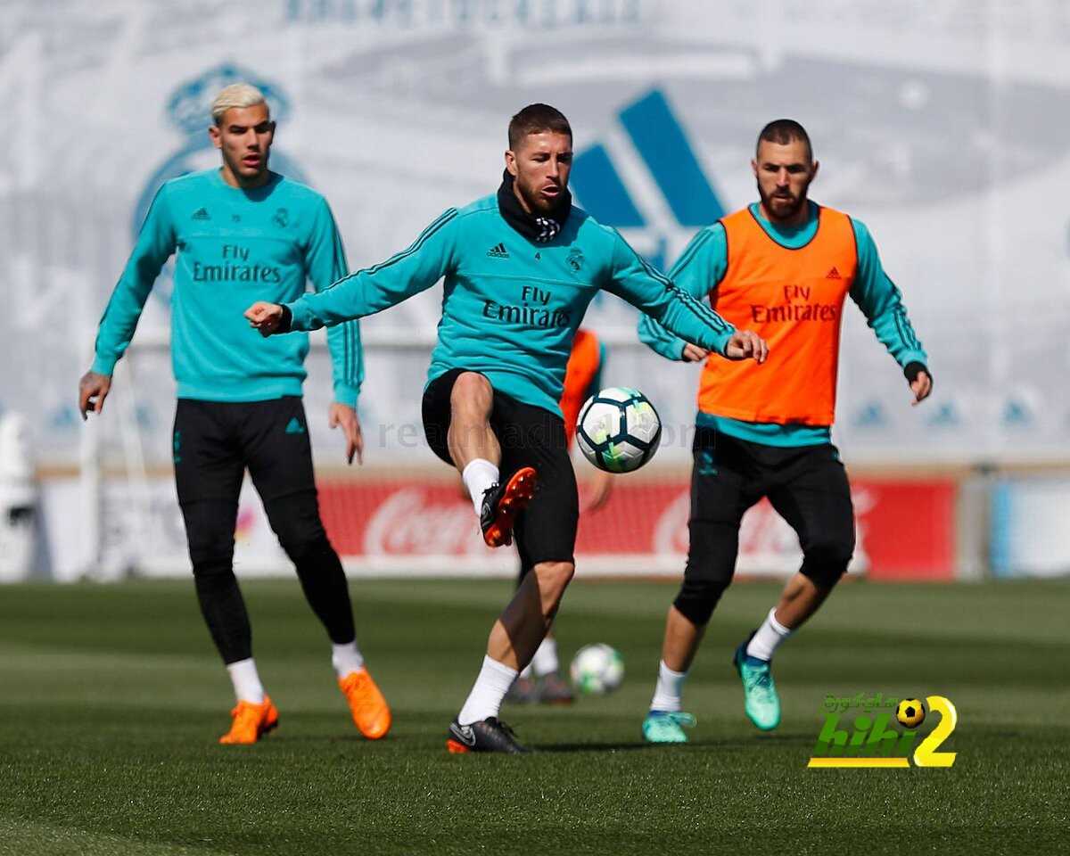صور : استعدادات ريال مدريد لمواجهة ملقا