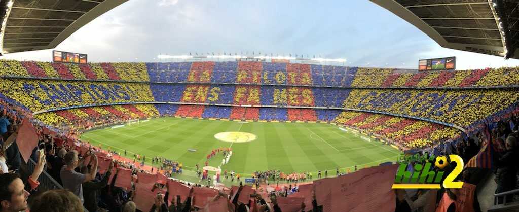صور : تيفو جماهير برشلونة في الكلاسيكو