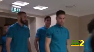 صورة للاعبي ريال مدريد في فندق الإقامة قبل النهائي الآوروبي