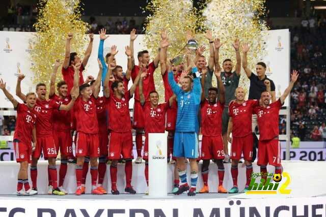 🔴 احتفال لاعبي بايرن ميونيخ بكأس السوبر الالماني