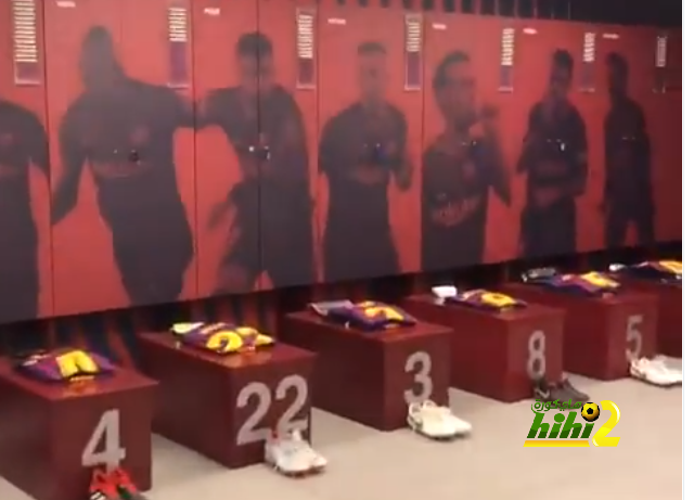 🔴 غرفة تبديل ملابس برشلونة في ملعب الكامب نو