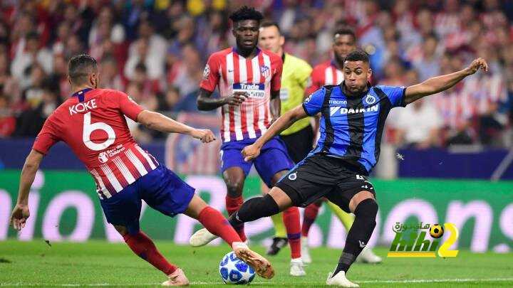 أتلتيكو مدريد يعبر عقبة بروج بثلاثية