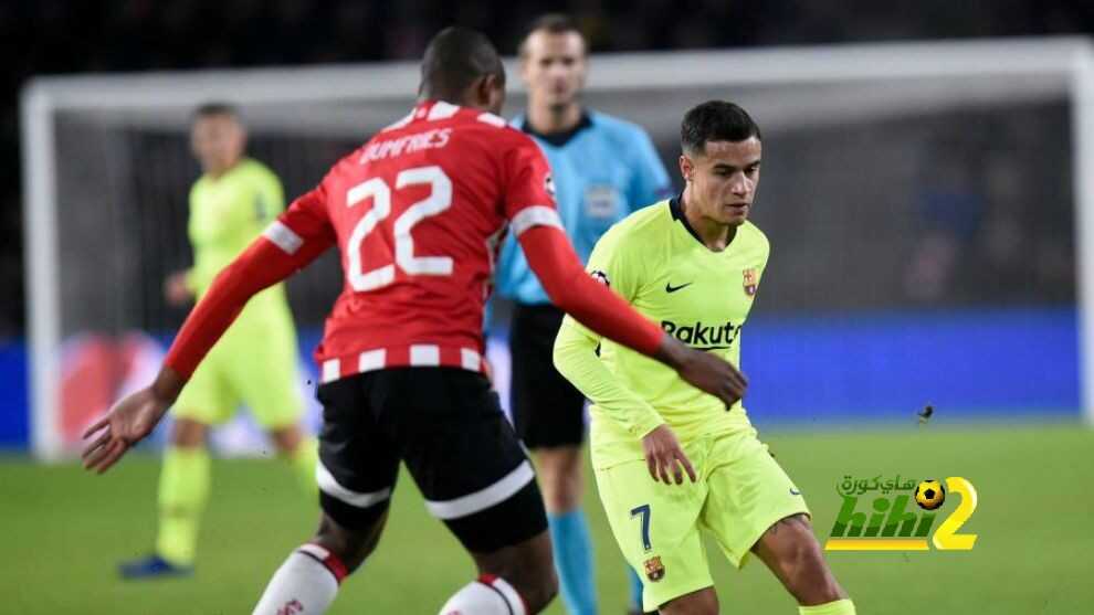 كوتينيو أسوأ لاعبي برشلونة أمام ايندهوفن