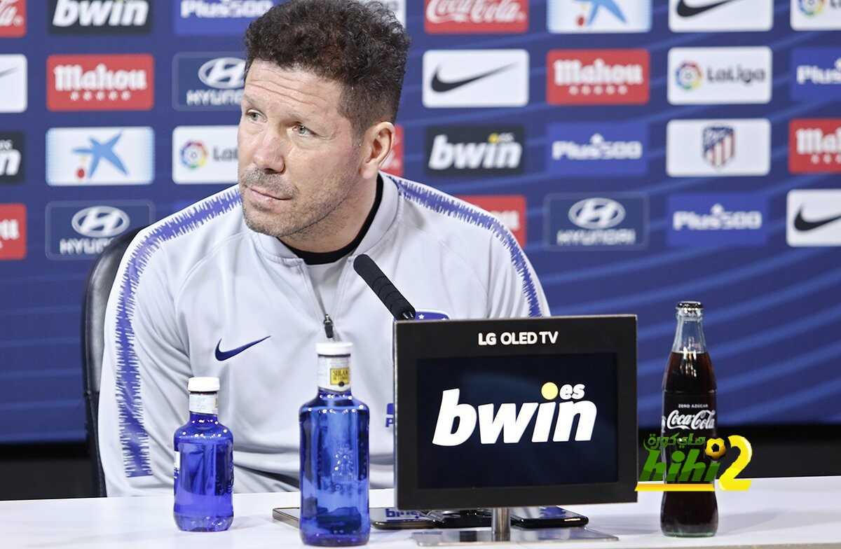 سيميوني : كورتوا لم يفز بلقب الأفضل حينما كان رفقتنا ولكنه فاز بها عند إنتقاله للريال