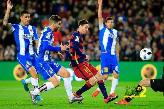 اسبانيول لايعرف الفوز على برشلونة في آخر 18 لقاء