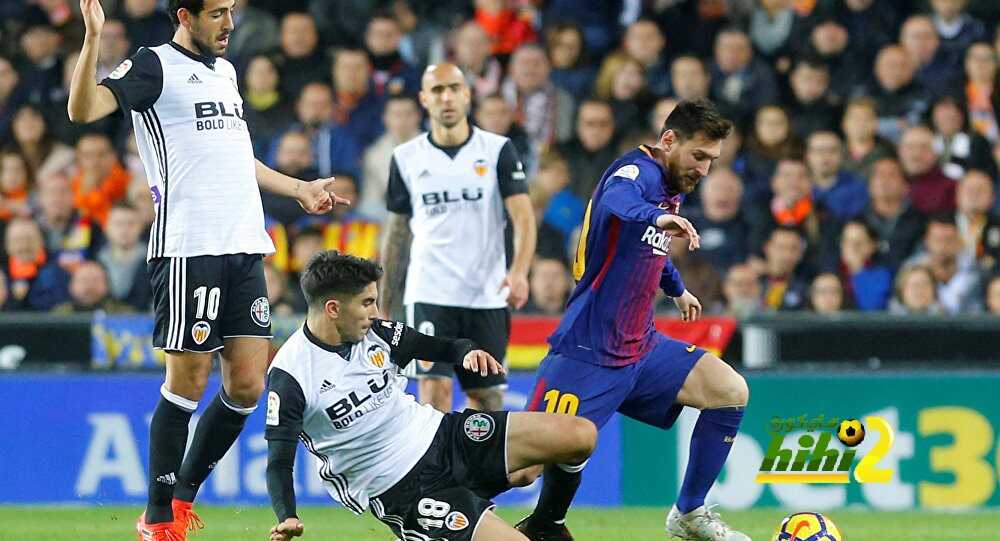 برشلونة بلا أي هزيمة امام فالنسيا في اخر 6 لقاءات