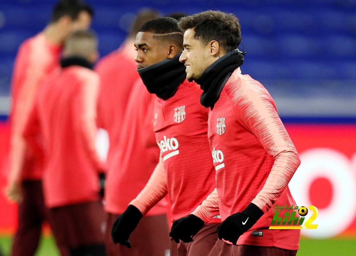 كواليس مادار بين بيكيه وكوتينيو في مران برشلونة الأخير استعدادًا لرايو