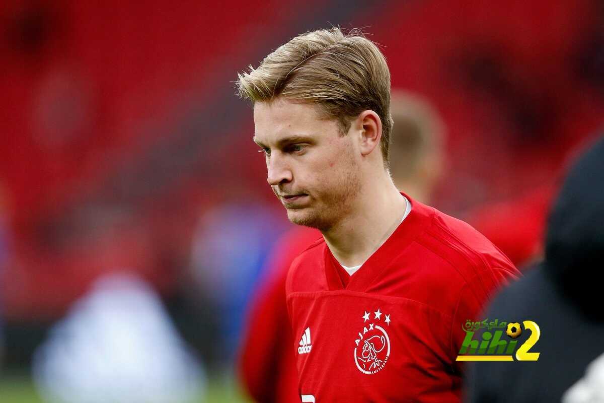 🔴فرانكي دي يونغ يتعافى من اِصابته وينضم لتدريبات اياكس