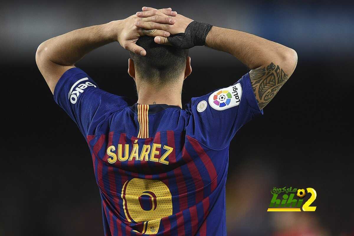 سواريز يواصل صيامه للمباراة الـ17 على التوال