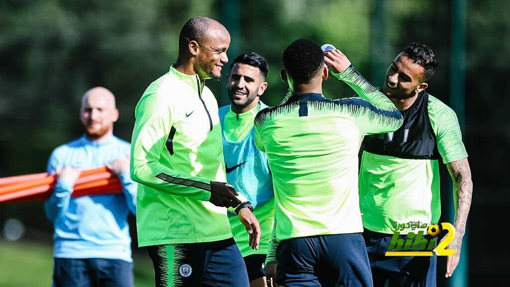 🔴أجواء مرحة خلال تدريبات مانشستر سيتي اليوم