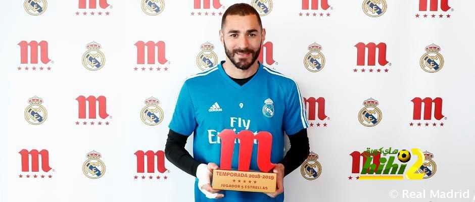 بنزيما أفضل لاعب في الريال هذا الموسم