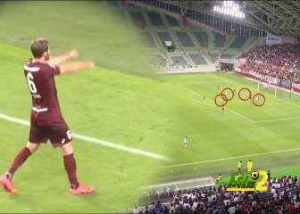 فيديو: جوهرة لا ماسيا السابق يبدع بهدف خرافي في اليابان